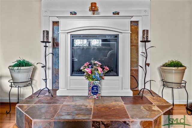 330 Central Ave, Guyton, GA 31312 - detailed view of baseboards and wood finished floors