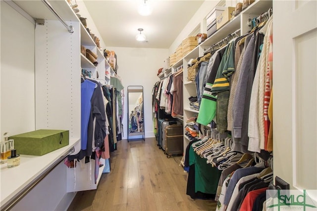 456 Port St, Savannah, GA 31401 - walk in closet with light wood-style flooring