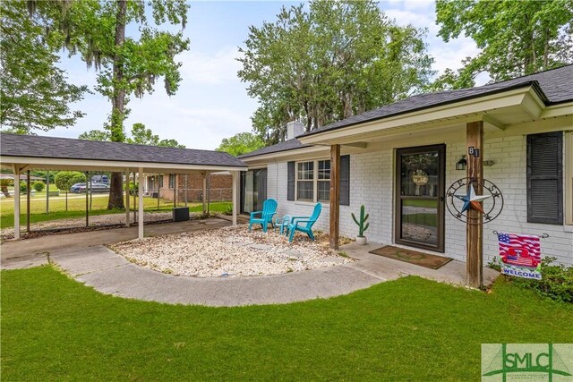 81 Quail Ln, Richmond Hill, GA 31324 - view of patio
