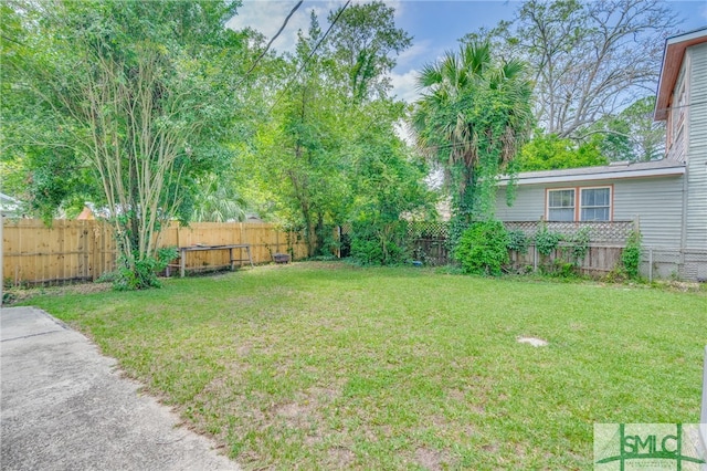 view of yard