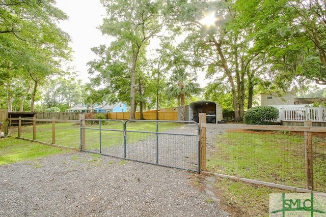 view of gate