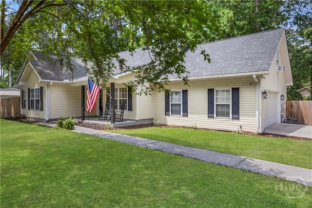 407 Middleton St, Pooler, GA 31322 - ranch-style house with driveway, a shingled roof, and a garage
