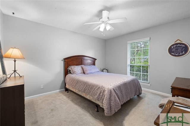 8 Chowning Dr, Savannah, GA 31419 - bedroom with carpet flooring, baseboards, and a ceiling fan