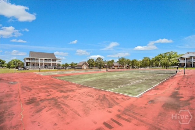 509 Braves Field Dr, Guyton, GA 31312 - view of tennis court with fence