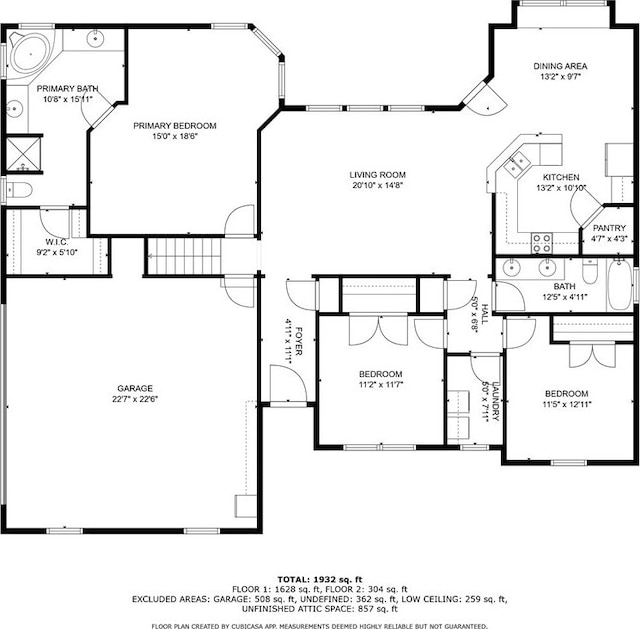 509 Braves Field Dr, Guyton, GA 31312 - room layout