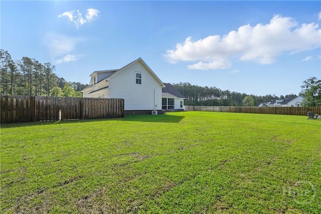 view of yard