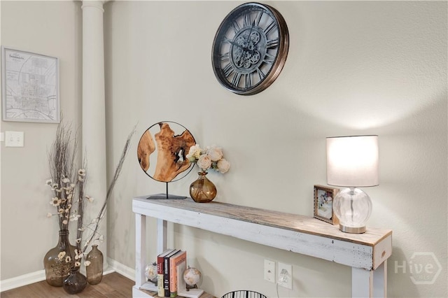 3021 Whitemarsh Way, Savannah, GA 31410 - detailed view of wood finished floors and baseboards