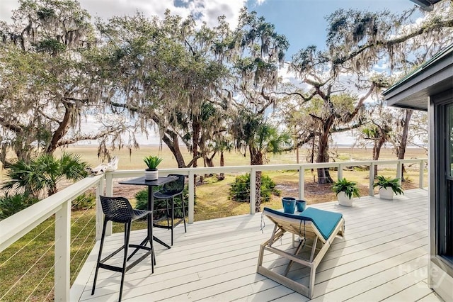 view of deck