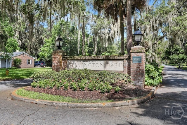 2 S Millward Rd, Savannah, GA 31410 - community / neighborhood sign featuring view of wooded area