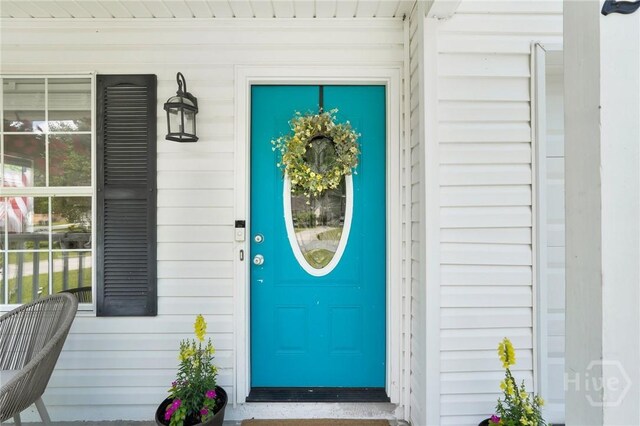 2 Mclaughlin Ct, Savannah, GA 31419 - doorway to property featuring a porch