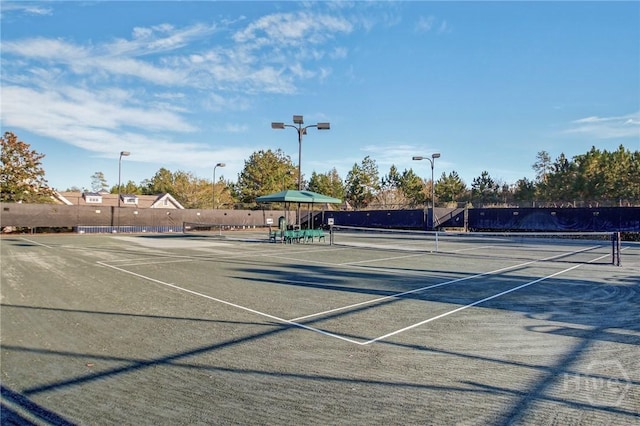 137 Harvest Hl, Pooler, GA 31322 - view of tennis court with fence