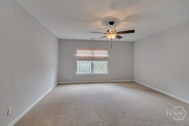 48 Chapel Lk N, Savannah, GA 31419 - carpeted empty room featuring ceiling fan and baseboards