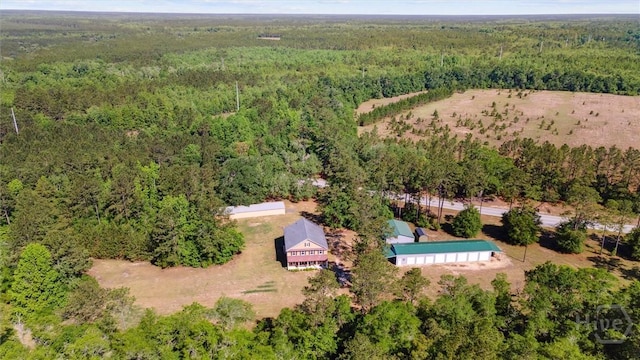 525 Elkins Cemetery Rd, Guyton, GA 31312 - view from above of property with a forest