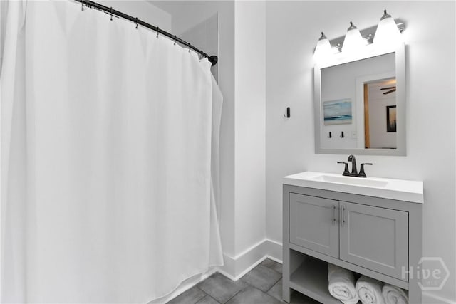 1216 E 31st St, Savannah, GA 31404 - full bath featuring vanity and tile patterned flooring