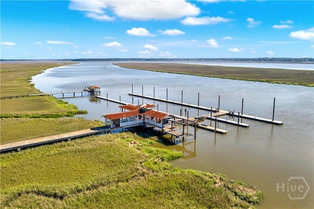 dock with a water view
