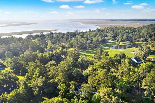 view of property location with a large body of water