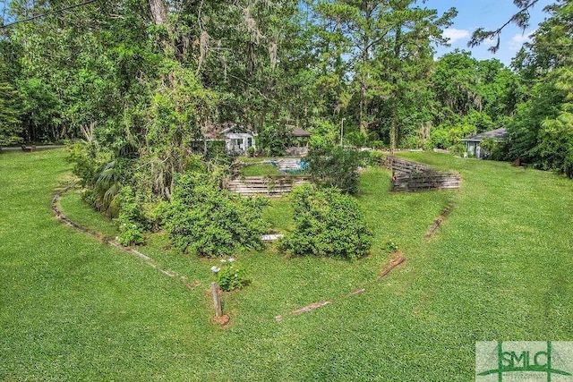 156 Lansing St, Brunswick, GA 31525 - view of grassy yard