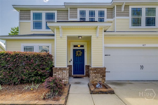 417 Keiffer Dr, Rincon, GA 31326 - entrance to property with an attached garage and driveway