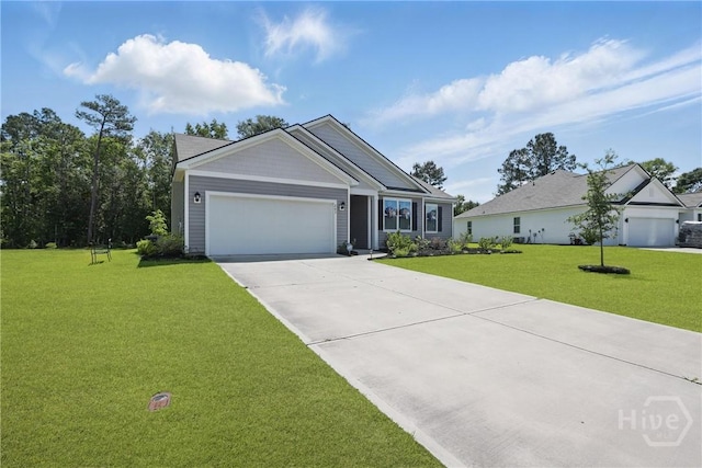 203 Merganser Dr, Pooler, GA 31322 - ranch-style home featuring an attached garage, a front yard, and driveway