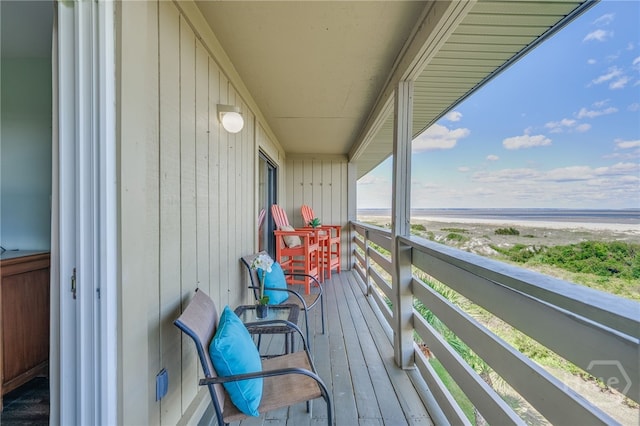 85 Van Horne Ave Unit 25C, Tybee Island, GA 31328 - balcony featuring view of water and beach