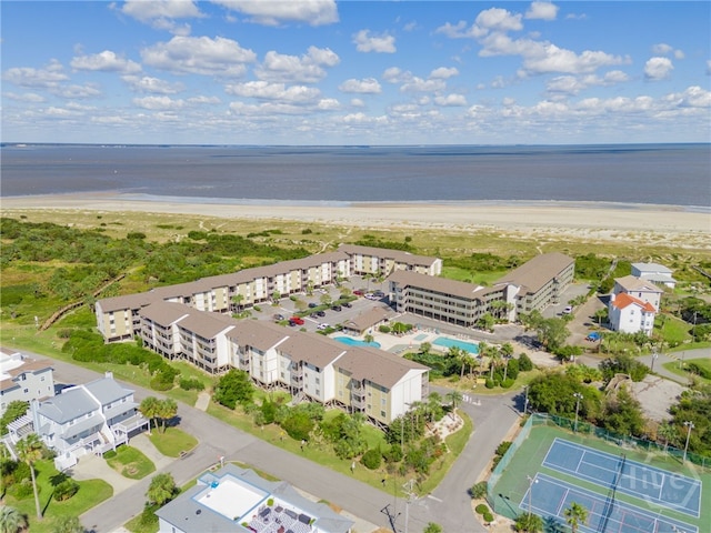 85 Van Horne Ave Unit 25C, Tybee Island, GA 31328 - aerial view of apartment complex / building and a large body of water