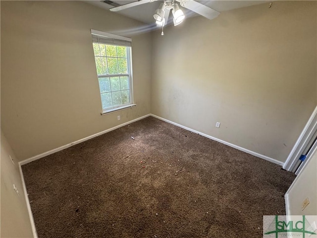 5 Hamilton Grove Dr, Pooler, GA 31322 - carpeted empty room featuring ceiling fan and baseboards
