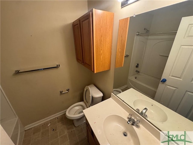 5 Hamilton Grove Dr, Pooler, GA 31322 - bathroom featuring baseboards, shower / bathtub combination, toilet, and vanity