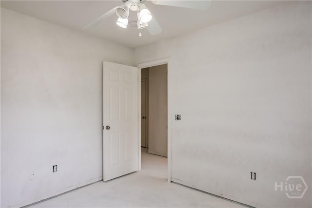 5 Hamilton Grove Dr, Pooler, GA 31322 - empty room featuring ceiling fan and concrete flooring