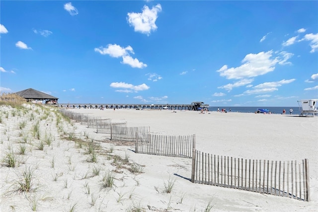 18 Silver Ave Unit 1, Tybee Island, GA 31328 - view of yard featuring view of water and beach