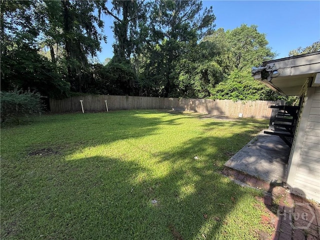 view of yard
