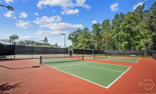 2 Misty Marsh Ct, Savannah, GA 31419 - view of tennis court featuring community basketball court and fence