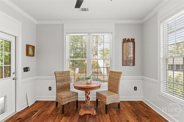 2 Misty Marsh Ct, Savannah, GA 31419 - dining room featuring wood finished floors, plenty of natural light, and crown molding
