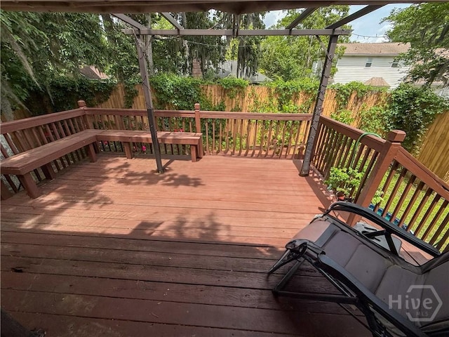 152 Junco Way, Savannah, GA 31419 - wooden deck featuring fence