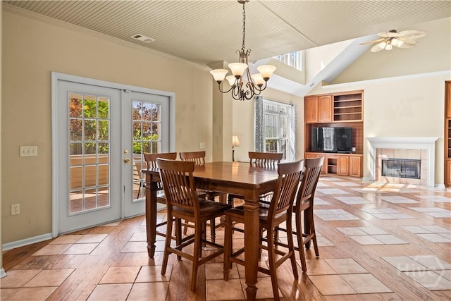 303 Stonebridge Cir, Savannah, GA 31419 - dining room with healthy amount of natural light, light wood finished floors, and ornamental molding