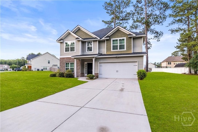 216 Cypress Lakes Dr, Bloomingdale, GA 31302 - craftsman-style house featuring brick siding, driveway, and a garage