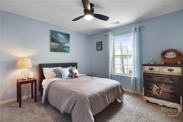 447 Walthour Dr, Rincon, GA 31326 - carpeted bedroom with baseboards and ceiling fan