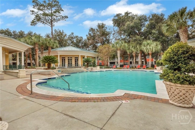 1733 Whitemarsh Way, Savannah, GA 31410 - community pool featuring a patio and french doors