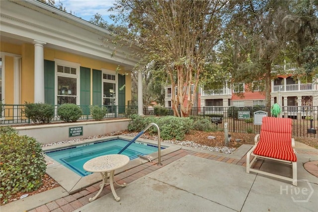 1733 Whitemarsh Way, Savannah, GA 31410 - view of swimming pool featuring fence and a patio area