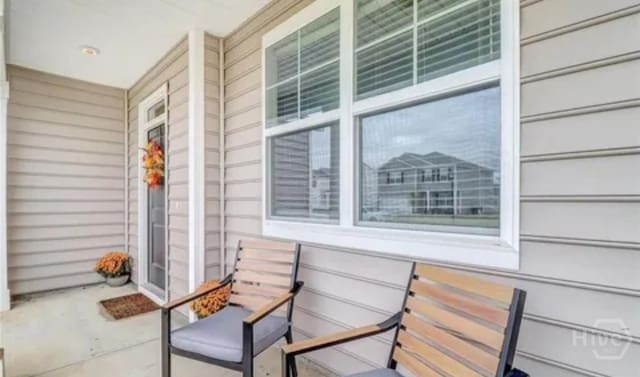 119 Fremont Ln, Pooler, GA 31322 - view of patio / terrace featuring a porch