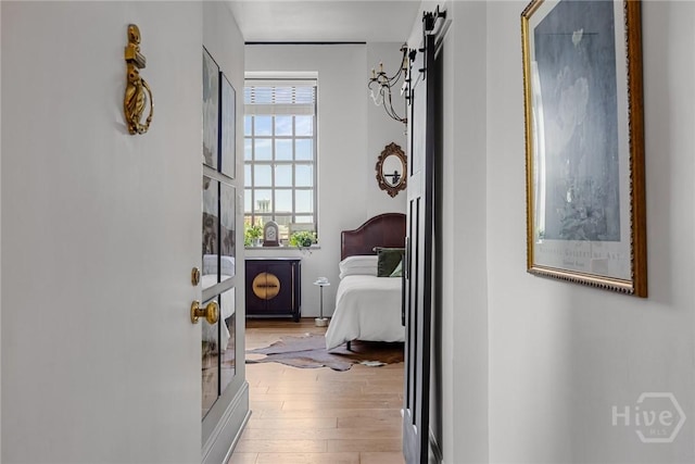 321 Abercorn St Unit 404, Savannah, GA 31401 - hall with wood finished floors and french doors