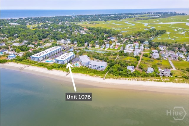 1217 Bay St Unit 107B, Tybee Island, GA 31328 - aerial view of unending shoreline