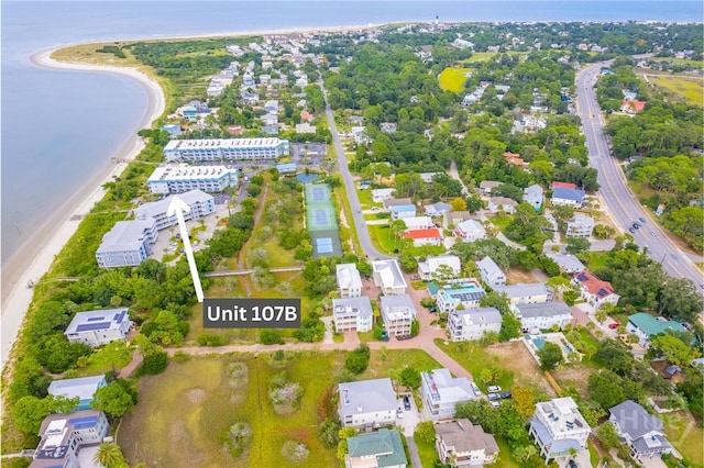 1217 Bay St Unit 107B, Tybee Island, GA 31328 - bird's eye view of a nearby body of water