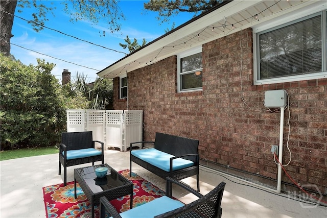 1 Black Forest Dr, Savannah, GA 31410 - view of patio featuring an outdoor hangout area