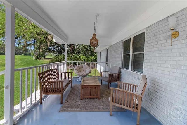 737 Te Glisson Rd, Ellabell, GA 31308 - view of patio / terrace with an outdoor living space