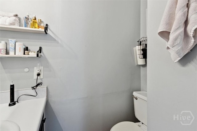 103 Pine Valley Rd, Savannah, GA 31404 - bathroom with toilet and vanity