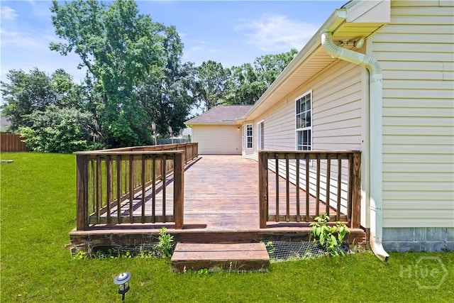 25 Ashley Ct, Richmond Hill, GA 31324 - deck featuring a yard