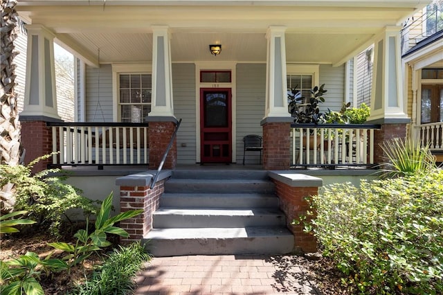 120 Brady St, Savannah, GA 31401 - property entrance with a porch