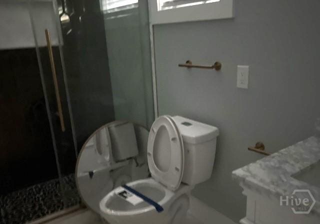 716 W 51st St, Savannah, GA 31405 - bathroom with toilet and a stall shower