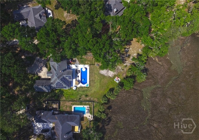 245 Montauk Dr, Richmond Hill, GA 31324 - aerial view of property's location featuring a pool