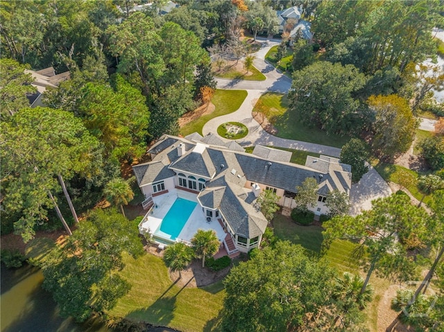 4 Longwater Ln, Savannah, GA 31411 - aerial overview of property's location featuring a pool area